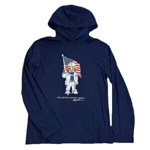 Polo Ralph Lauren 2020 Team USA Bear Hoodie L/S – Youth Size Large (14-16)